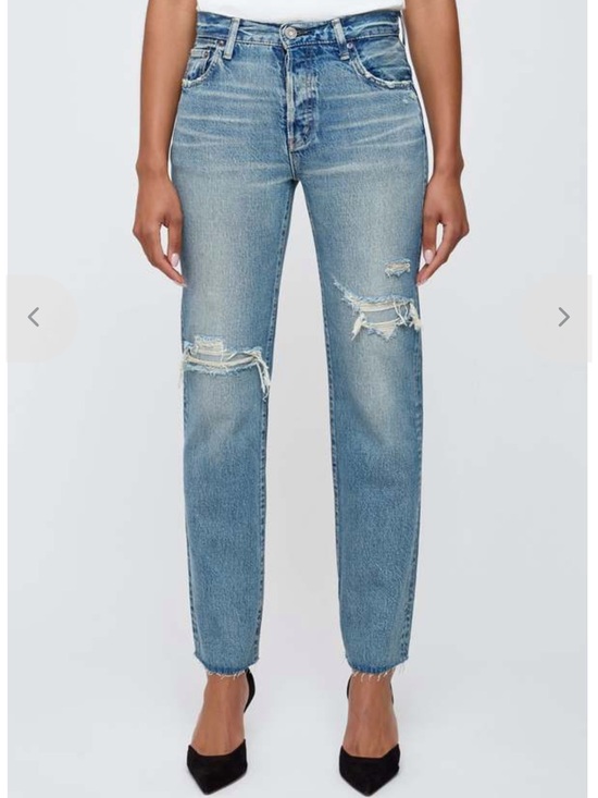 Moussy Denim - Moussy Edgemere Straight Jeans Light Blue Wash